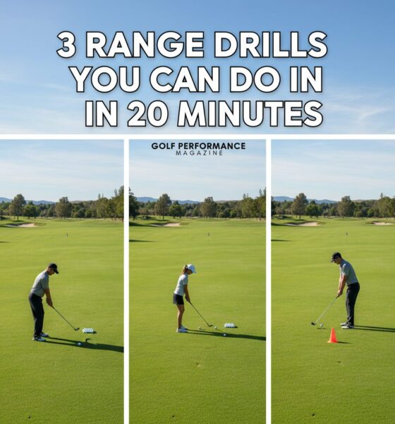 3 Range Drills You Can Do in 20 Minutes - professional golf photography for Master Your Game: 3 Range Drills You Can Do in Just 20 Minutes