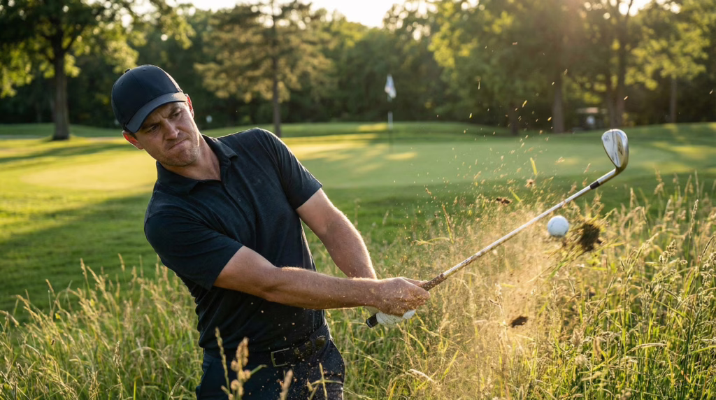 golfer short game practice