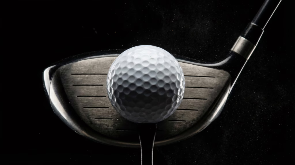 golf ball compression at impact