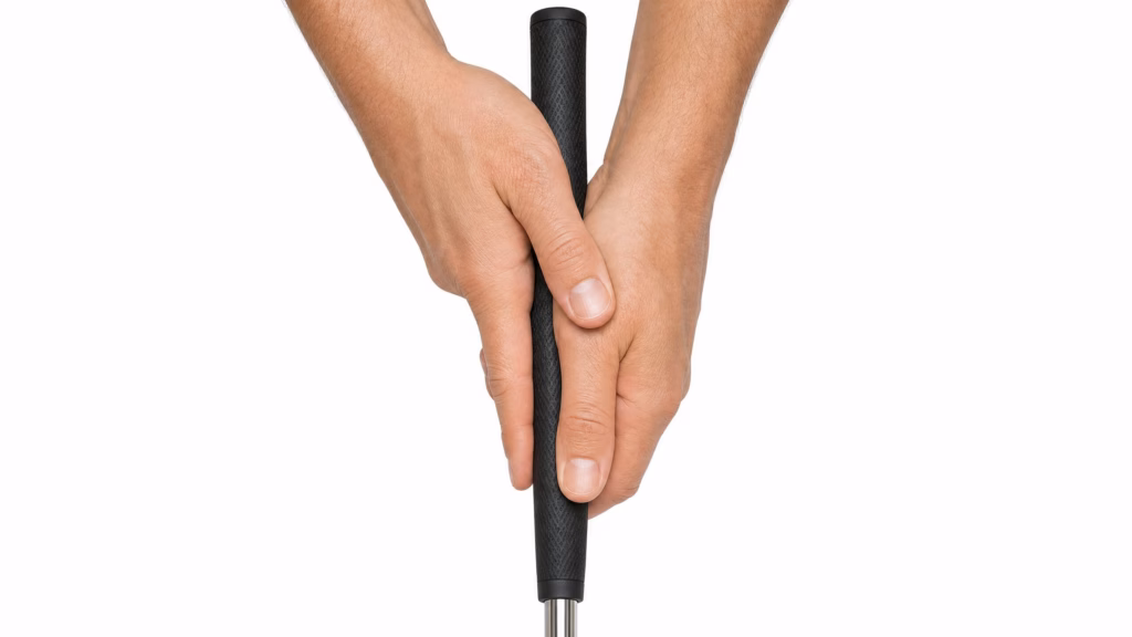 conventional overlap putting grip technique