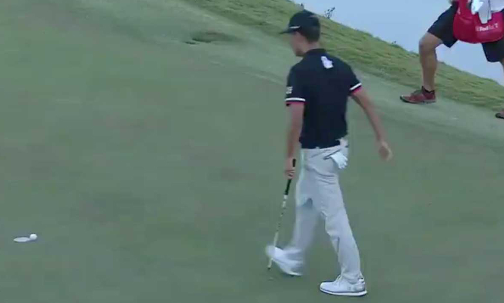 EARLY WALK-IN PUTT GOES HORRIBLY WRONG
